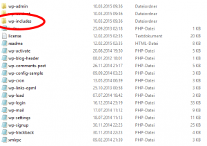 Im Ordner wp-includes befindet sich die benötigte PHP-Datei.