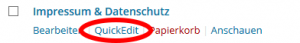 Klicke auf QuickEdit.