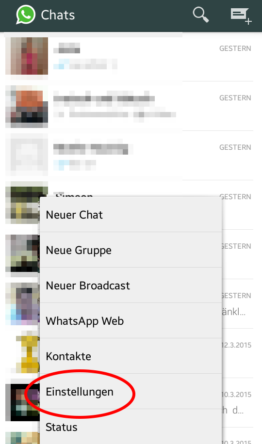 Einfrieren online whatsapp zuletzt WhatsApp Zuletzt