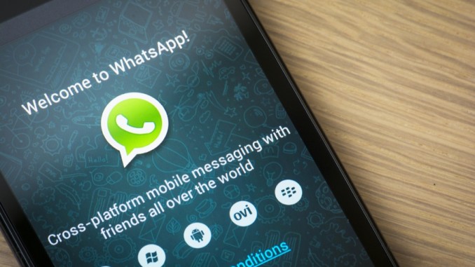 WhatsApp am Smartphone